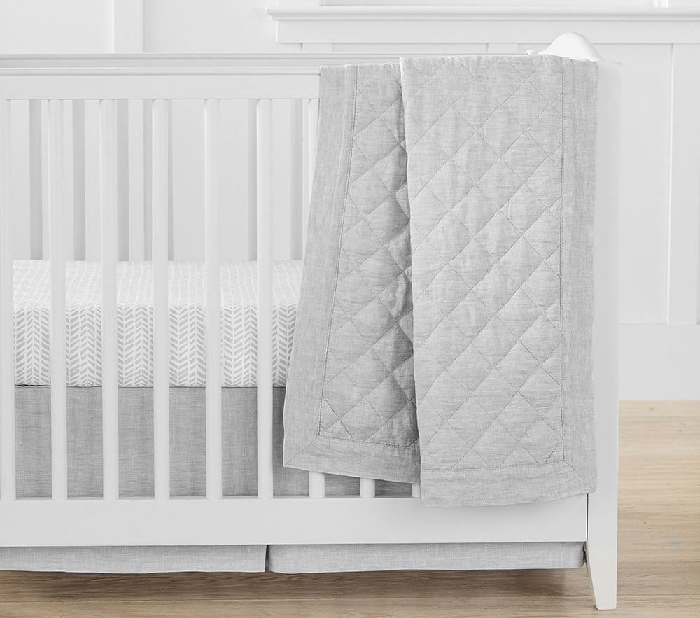 Belgian flax linen baby bedding sale