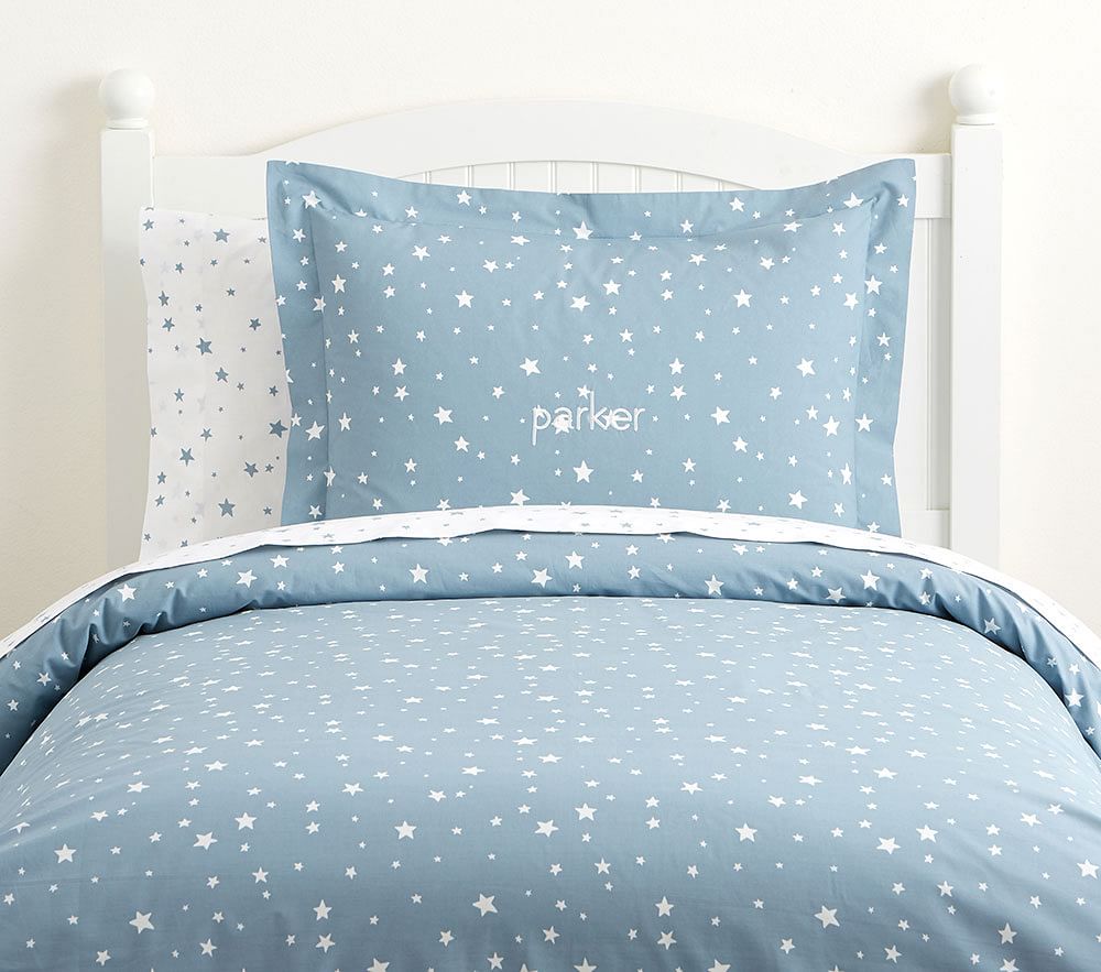 glow in the dark star duvet cover