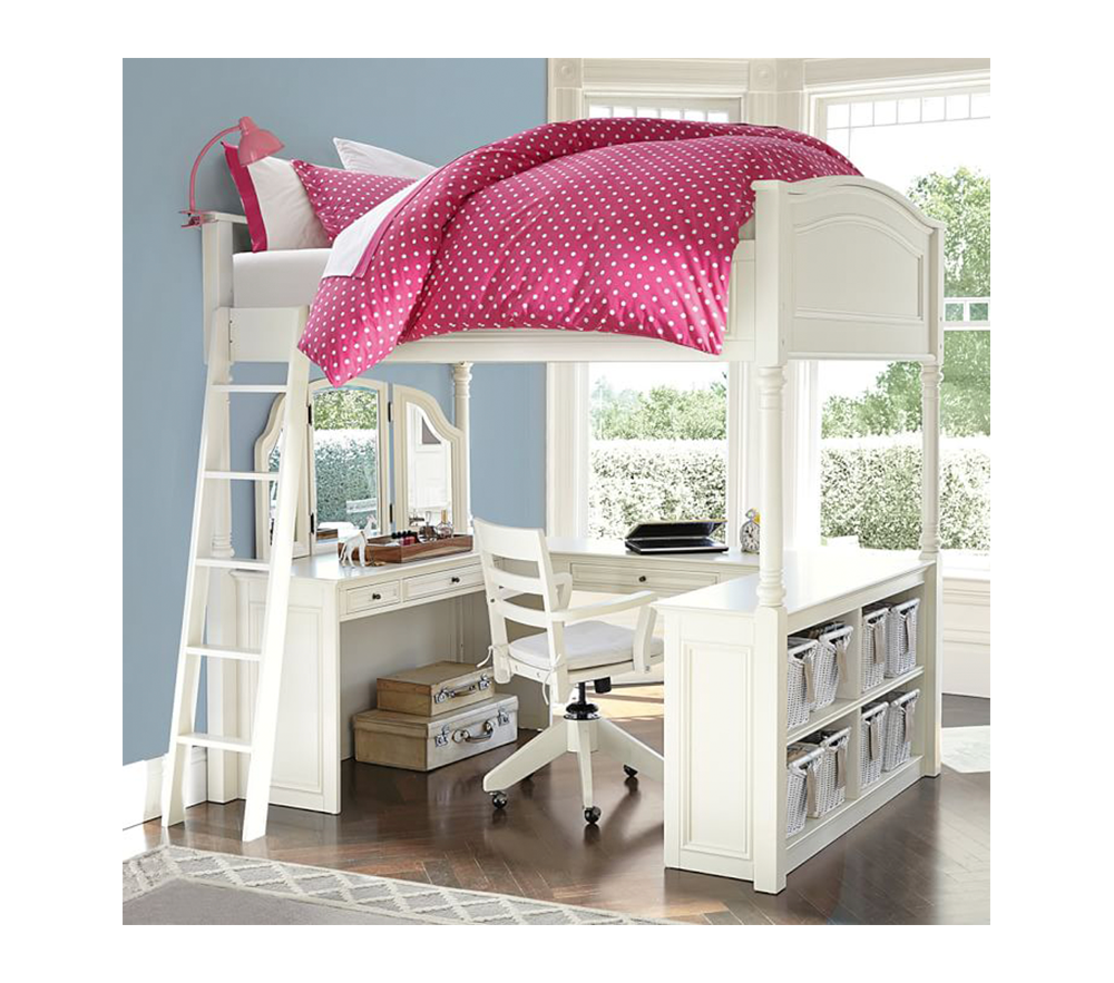 Pottery barn full on sale size loft bed