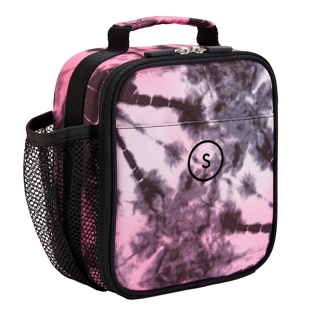 Santa Cruz Tie-Dye Pink/Black Backpack & Slim Water Bottle Bundle